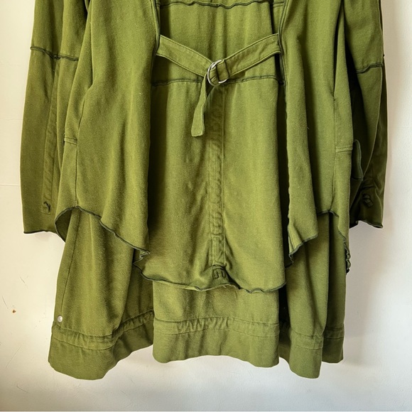 Neon Buddha L Forest Green Zip Jacket/coat/tunic - Picture 10 of 12